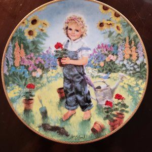 !989 "A Time to Plant" collectors plate.
